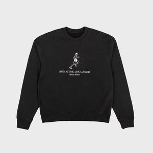 Sporty & Rich black crewneck sweatshirt L